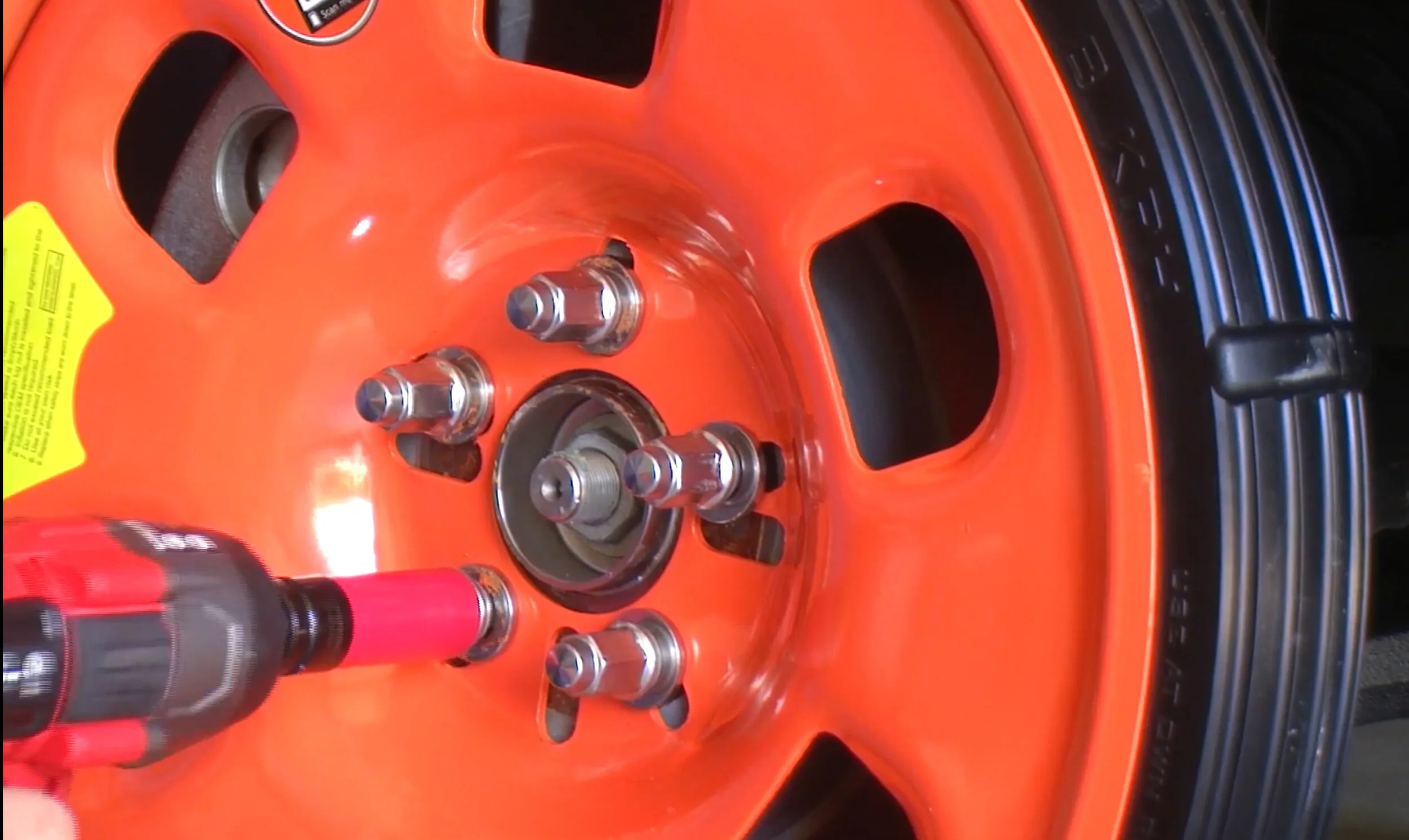Step 5: TIGHTEN AND SECURE YOUR GUNIWHEEL™ PROPERLY
